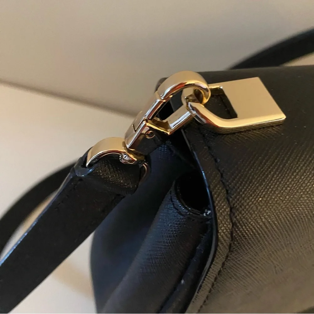 Kate Spade Black White Plaid Bag - Picture 5 of 7